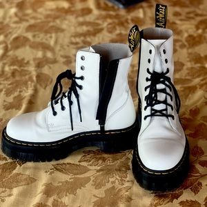 NEW DR MARTENS JADON BOOT SMOOTH LEATHER PLATFORMS